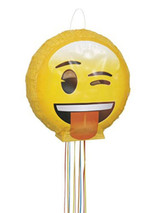 Winking/Tongue Out Emoji 3D Pinata