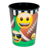 Football Emoji 16Oz Plastic Cup