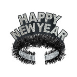 Black & Silver Happy New Year Regal Tiara
