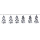 Silver Metallic Tassel Garland