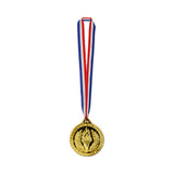 Gold Medal with Ribbon