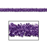 6-Ply Flame Resistant Metallic Festooning Garland - Purple