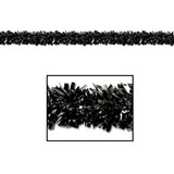 6-Ply Flame Resistant Metallic Festooning Garland - Black