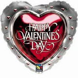 Jumbo Valentine's Jewel Foil Balloon