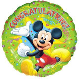 18 Inch Mickey Congrats Balloon