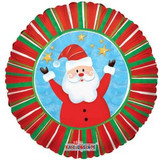 18 in. Funny Santa Foil Balloon