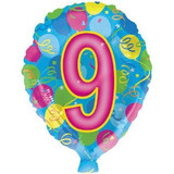 18 Inch #9 Tex Shape Foil Balloon