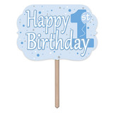 Blue 1st Birthday Yard Sign