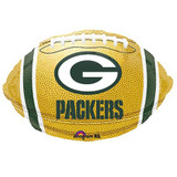 18" NFL Green Bay Packers Football Foil Balloon
