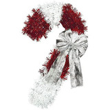 Candy Cane Tinsel Decoration