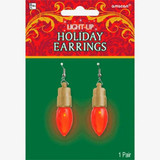 Holiday Christmas Light Up Earrings