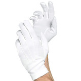 Short White Deluxe Gloves