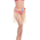 Adult Plastic Mini Hula Skirt - Xlarge