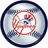 Yankees Plates, White