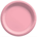 Pink Round Paper Plates