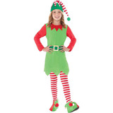 Girls Merry Elf Costume - Medium