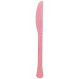 New Pink Heavy Weight Plastic Knives