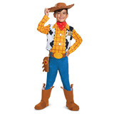 Woody Deluxe Boys Fancy Dress Costume - Medium