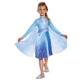 Frozen 2 Elsa Classic Girls Fancy Dress Costume - Large