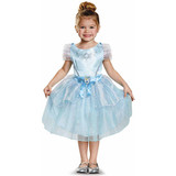 Girls Disney Cinderella Classic Costume, Toddlers 3 - 4 Years