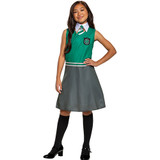 Girls Classic Harry Potter Slytherin Dress Costume - Large