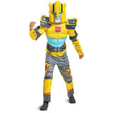 Bumblebee Transformers Muscle Cyberverse Fancy-Dress Costume - Medium