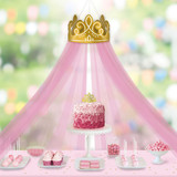 Disney Princess Once Upon a Time Deluxe Crown Decoration With Tulle Canopy