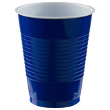 Bright Royal Blue Plastic Cups - 18 Oz