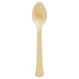 Gold Heavy Weight Plastic Spoons