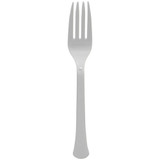 Silver Premium Heavy Weight Plastic Forks