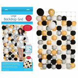 Latex Balloon Backdrop Large Grid