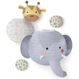 Soft Jungle Hello Baby Assorted Hanging Lanterns