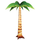 3-D Hawaiian Party Palm Tree Photo Prop