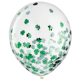 12" St-Patrick's Day Latex Balloons with Confetti