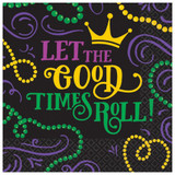 Mardi Gras Good Times Paper Lunch Napkins