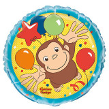 18'' Curious George Round Balloon