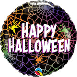 Halloween Spiders and Webs Foil Balloon - 18"