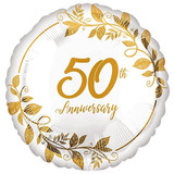 18" 50th Anniversary Foil Balloon