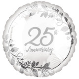 16" 25th Anniversary Foil Balloon
