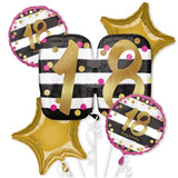 Milestone 18th Birthday Balloon Bouquet