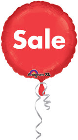 18" RED SALE BALLOON