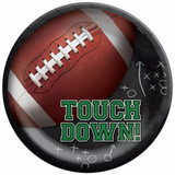 10" Tailgates and Touchdowns Football Plate