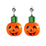 Jumbo Lighted Pumpkin Earrings