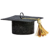 Graduation Black Cap Balloon Weight