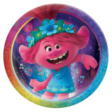 9" Trolls World Tour Paper Plates