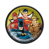 9" Justice League Heroes Unite Lunch Paper Plates