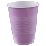 Plastic Cups Lavender, 18 Oz