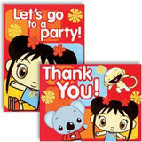 8 Ni Hao Kai-Lan Invitations/ Thank You's