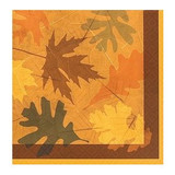 16 Turning Leaves Lunch Napkins