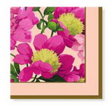 Spring Peonies Luncheon Napkin